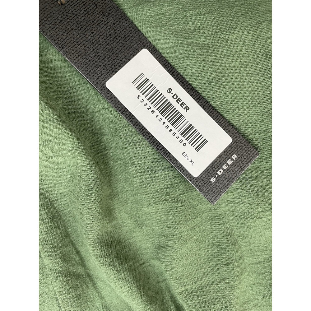 S. Deer Tierd Women's Green Midi Dress Lined Stretch Size XL - Picture 6 of 11